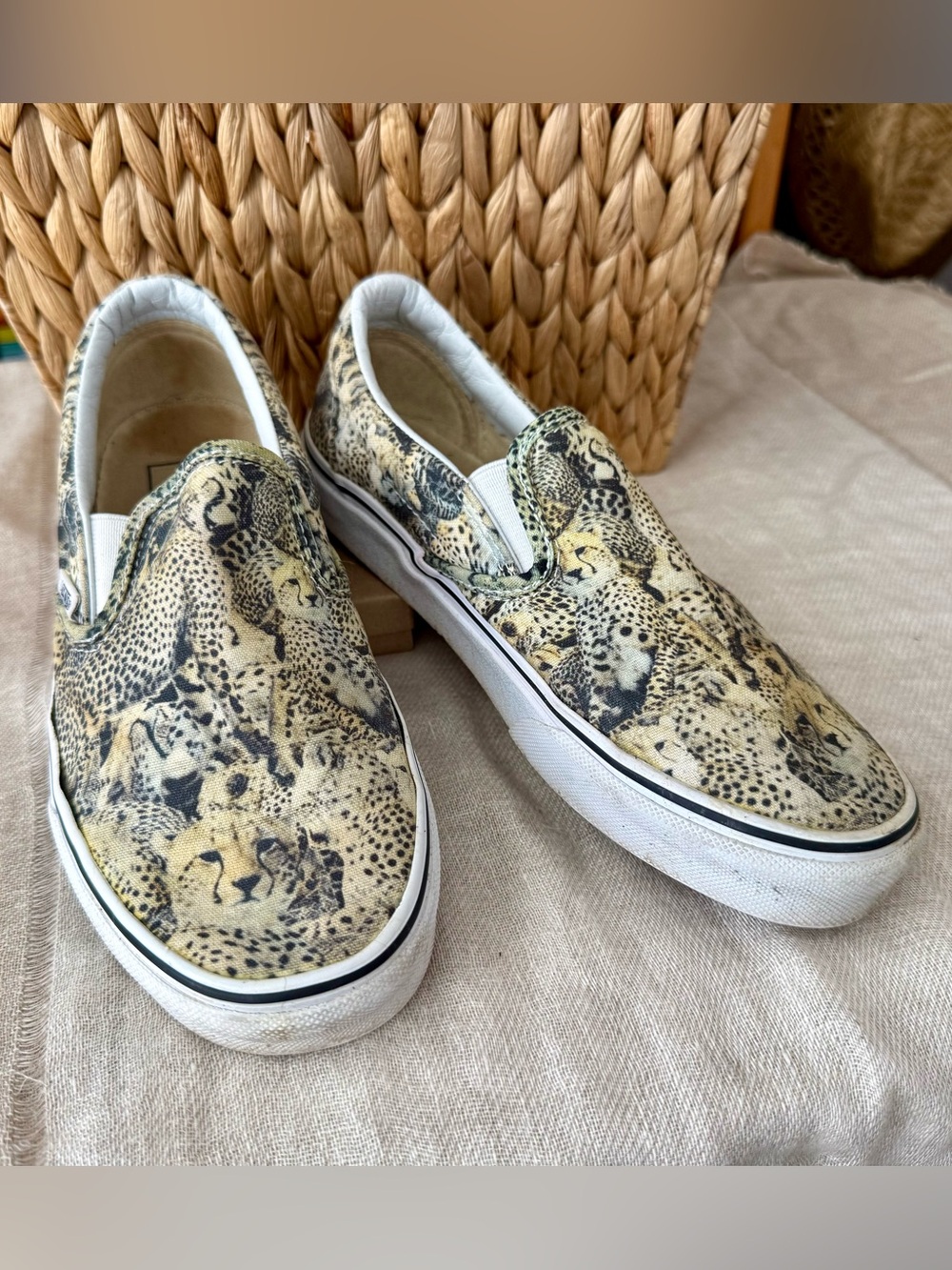 Vans Wildcat Print, Classic Canvas Slip-On, M5/W6.5